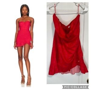 REVOLVE MORE TO COME Marcine Strapless Dress size M